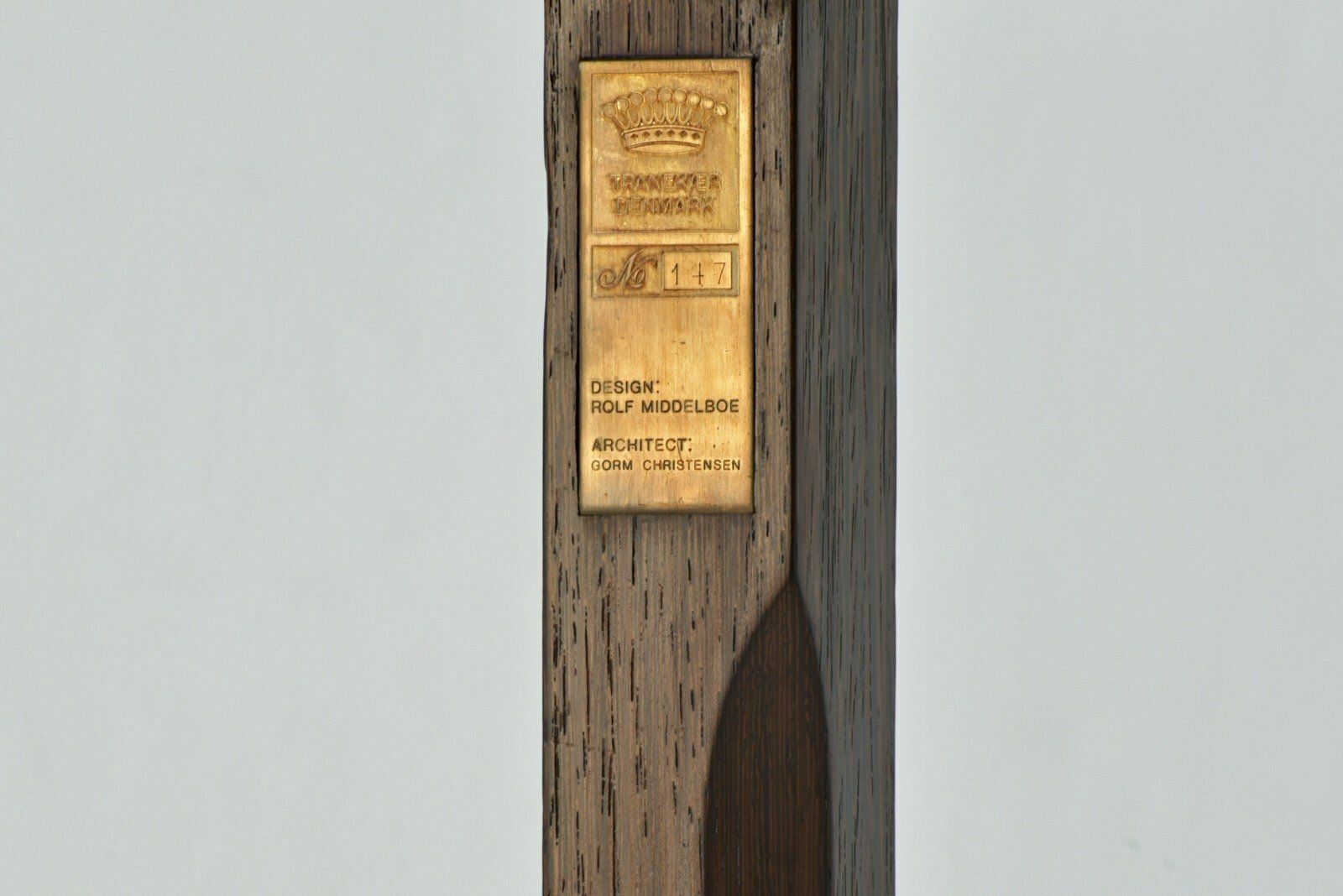 Wenge Side Table By Gorm Lindum Christensen & Rolf Middelboe For Tranekær, Denmark, 1970s photo Furniture