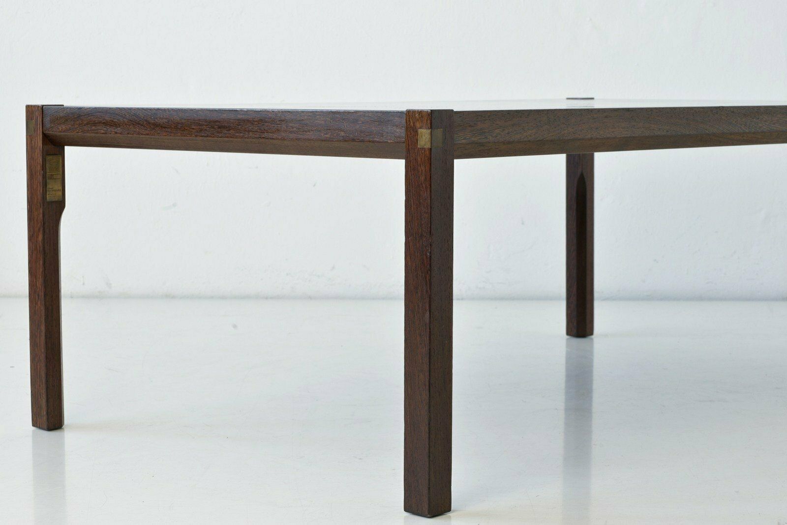 Wenge Side Table By Gorm Lindum Christensen & Rolf Middelboe For Tranekær, Denmark, 1970s photo buy