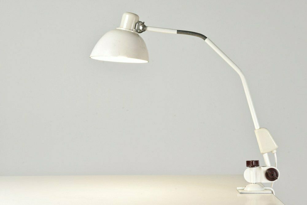 Articulated Light Jp20 In White From Veb Zweckleuchtenbau Dresden, Germany, 1970s