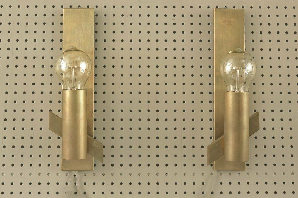 Art Deco Wall Lamps In Factory Design, Germany, 1960, Set Of 2 photo 661.0