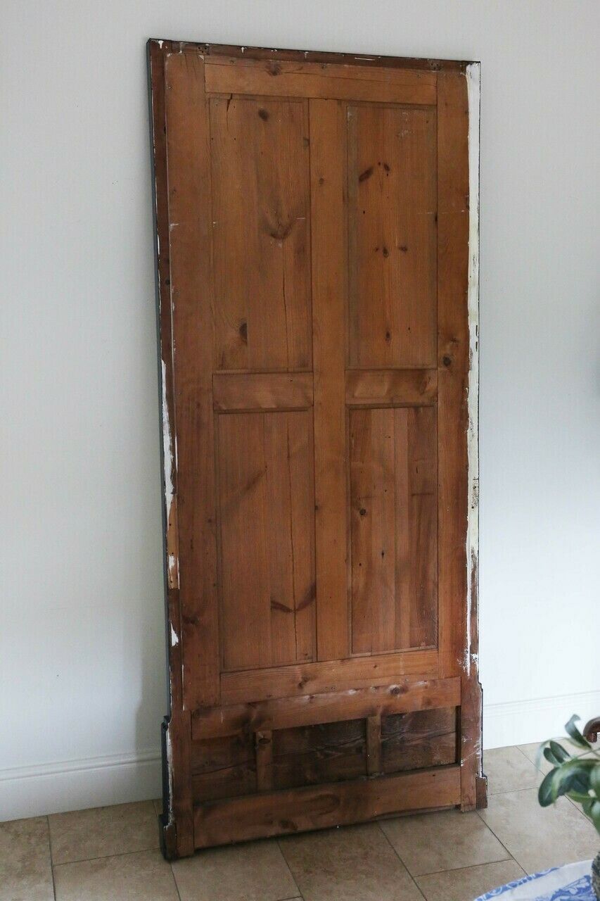 Antique Very Large Quality Painted Floor Wall Full Height Dressing Mirror C1920 photo 2695.0
