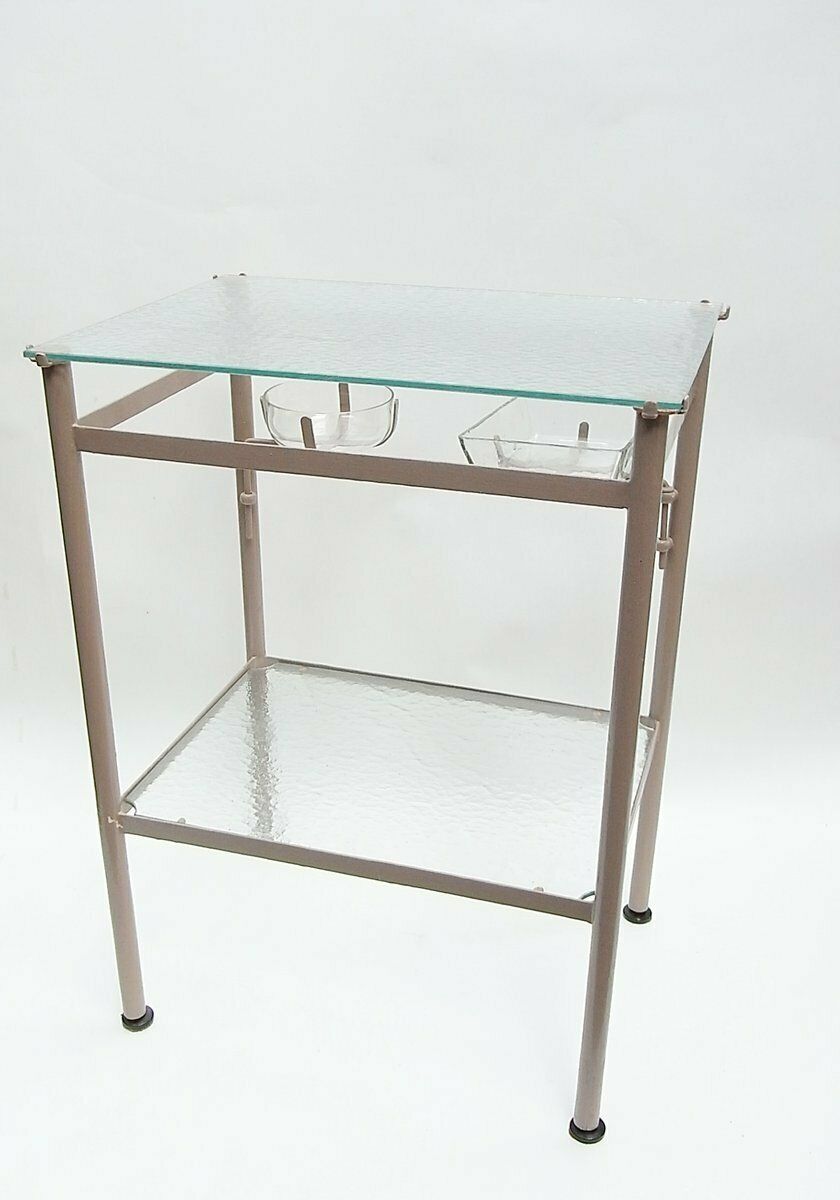 Mid Century Hospital Side Table photo Furniture