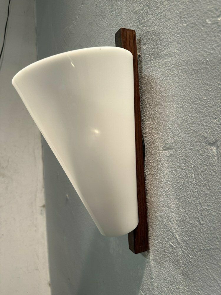 photo furniture Teak And Acrylic Glass Wall Light By Hans Agne Jakobsson For Markaryd, 1950s
