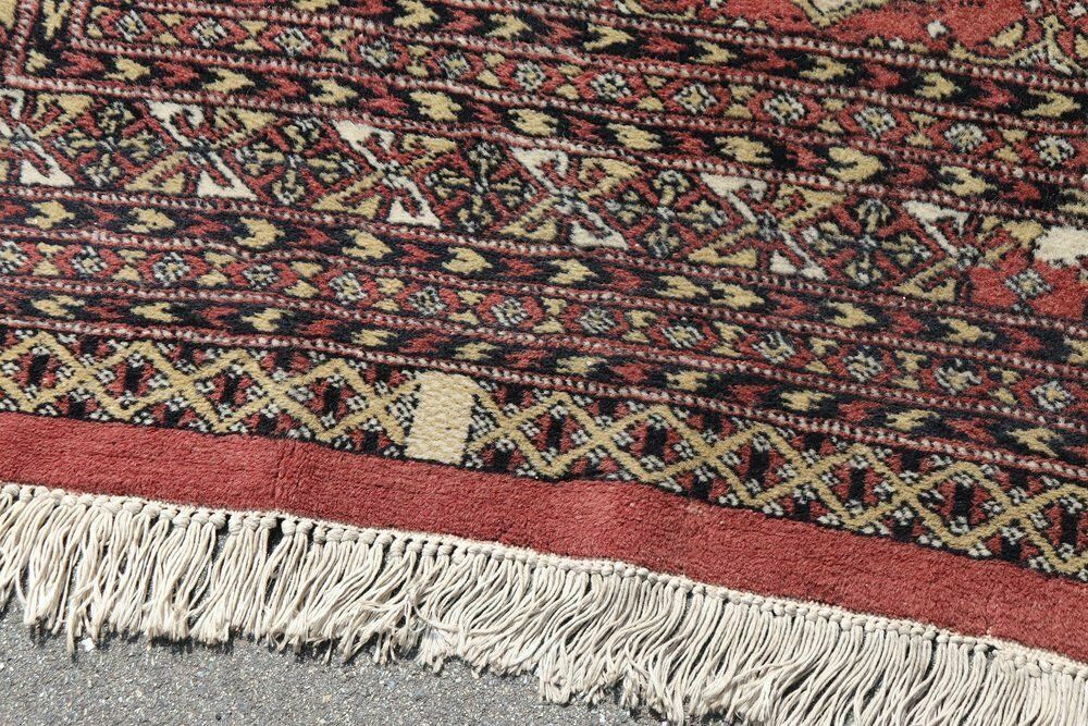 Antique Handmade Bokhara Rug, 1920s photo vintage