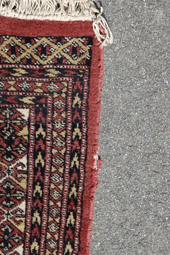 photo furniture Antique Handmade Bokhara Rug, 1920s
