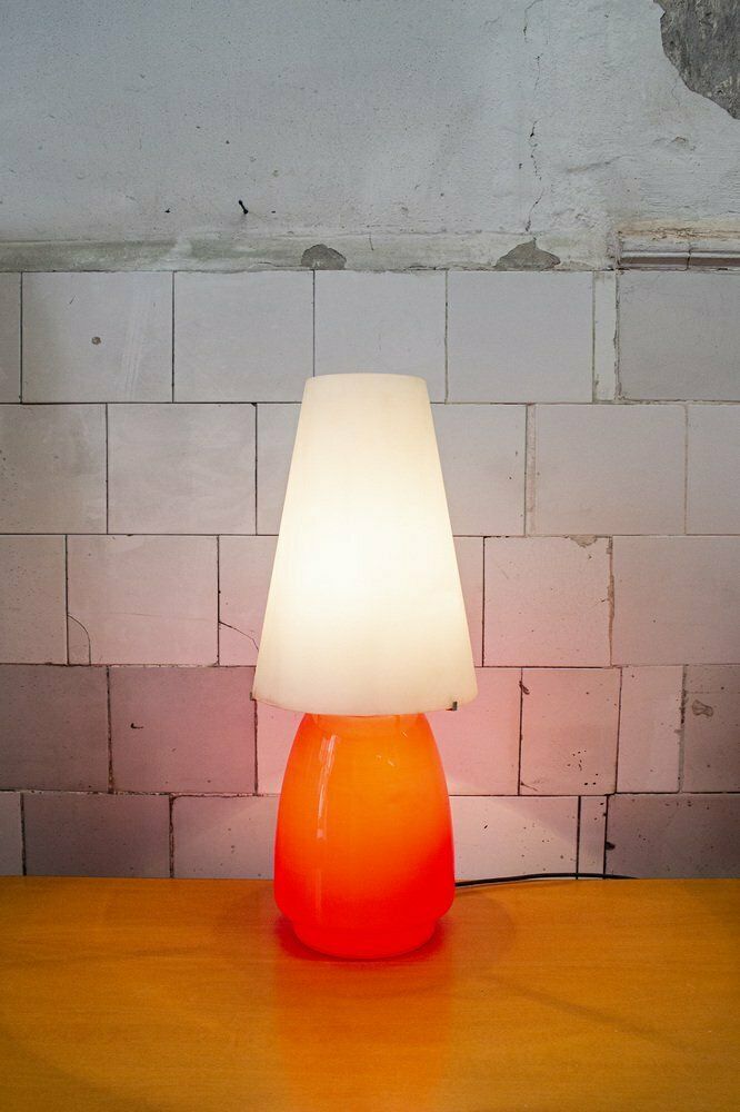 Italian Table Lamp In Murano Glass From Vistosi, 1960s photo furniture