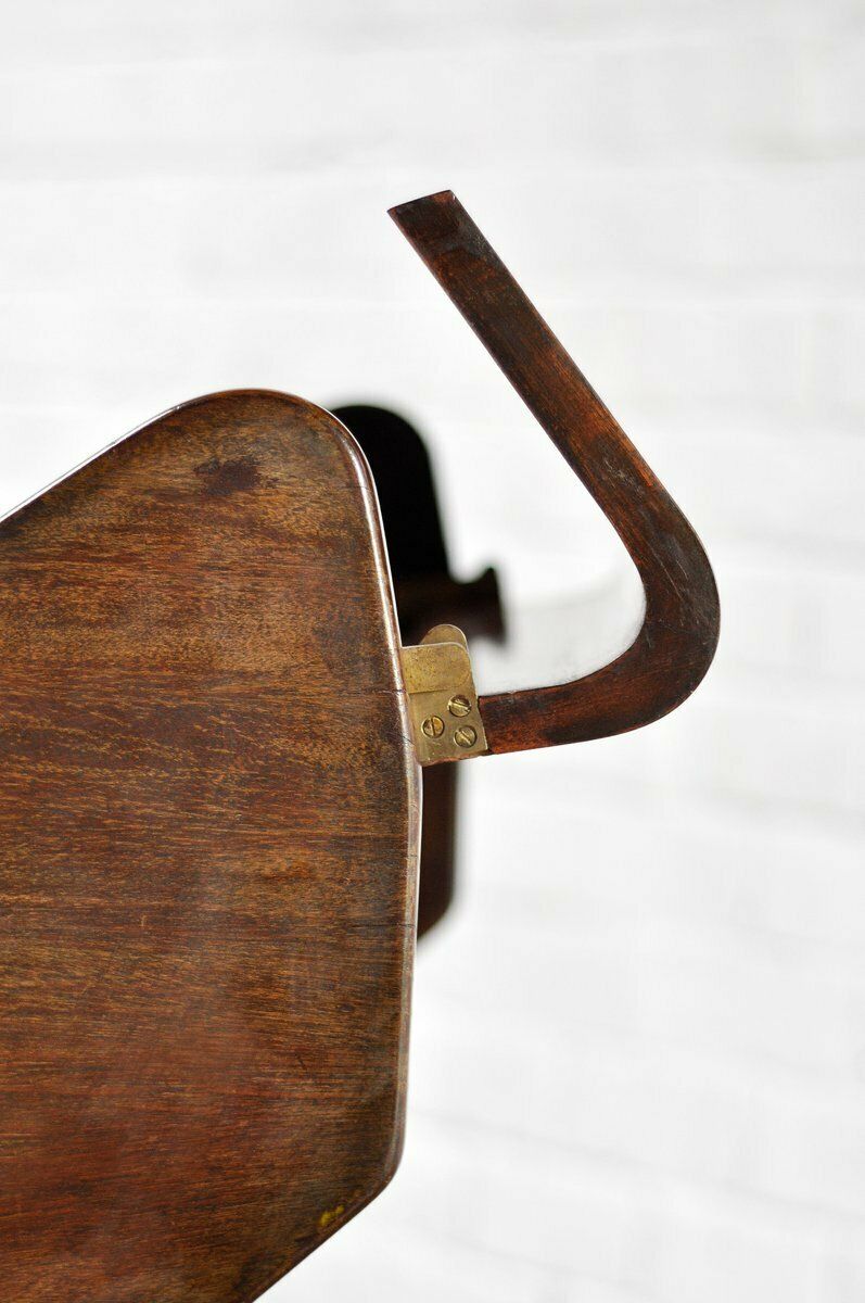 Mid Century Mahogany Bar Cabinet By Osvaldo Borsani, Italy, 1950s photo vintage