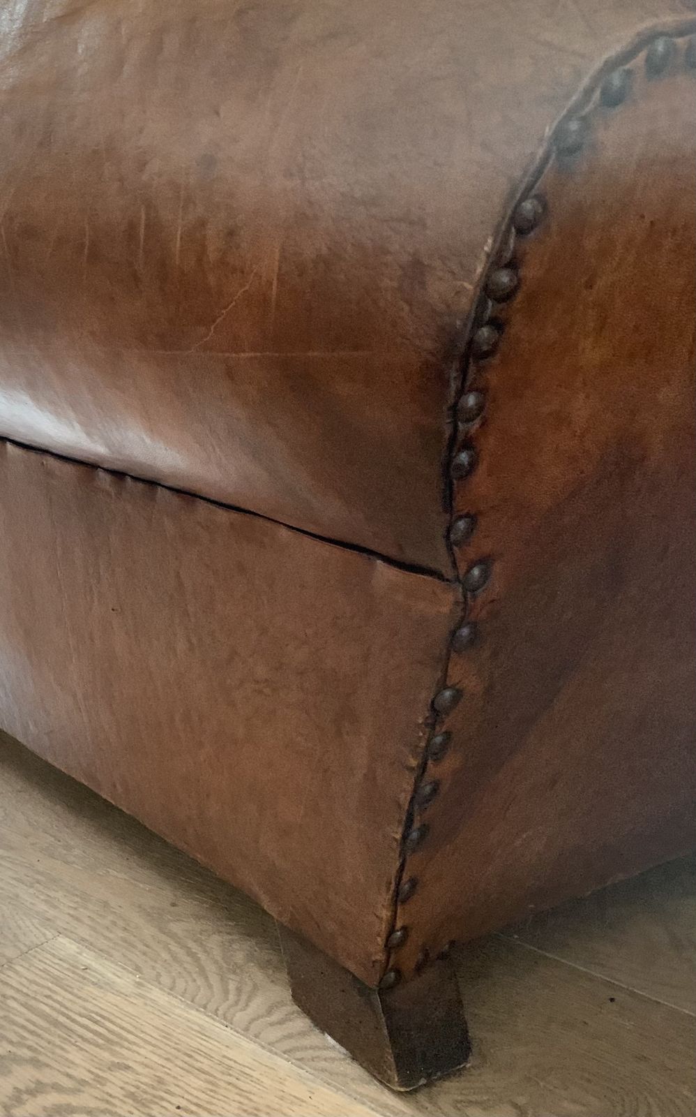 Pair Of 1950s Leather Club Chairs   Original Condition photo Furniture