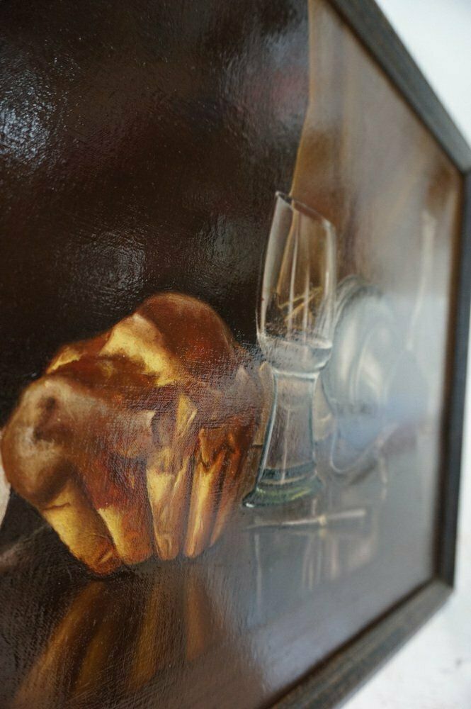 Belgian Artist, Still Lifes, 1984, Oil On Canvas Paintings, Framed, Set Of 3 photo 560.0