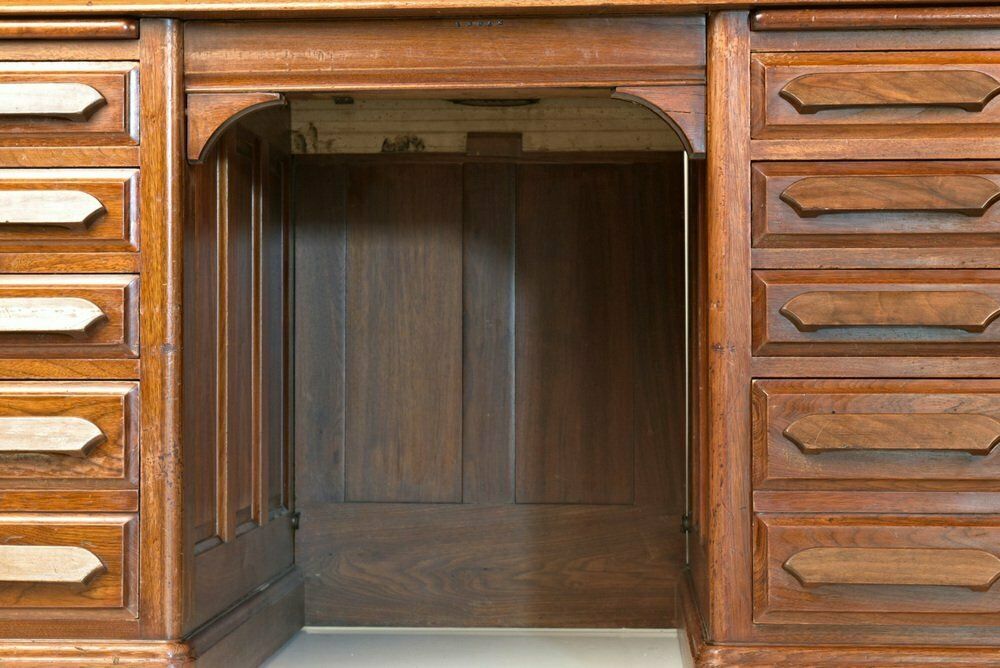 Rolltop Desk, USA, 1910s, 1800s photo vintage