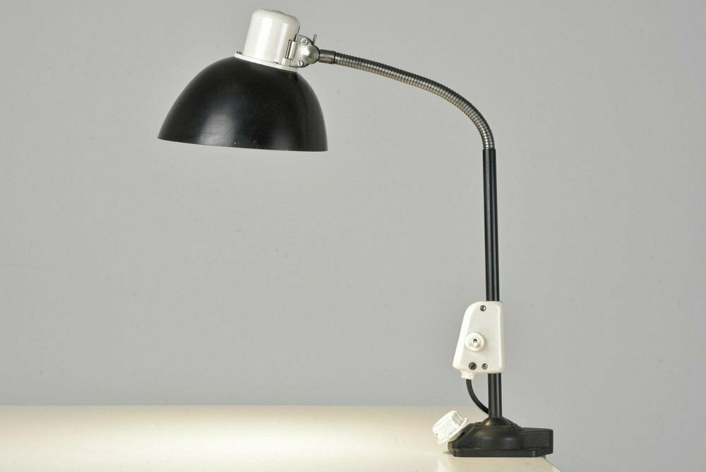 photo for sale Articulated Light In Black From Reif Leuchtenbau Dresden, Germany, 1960s