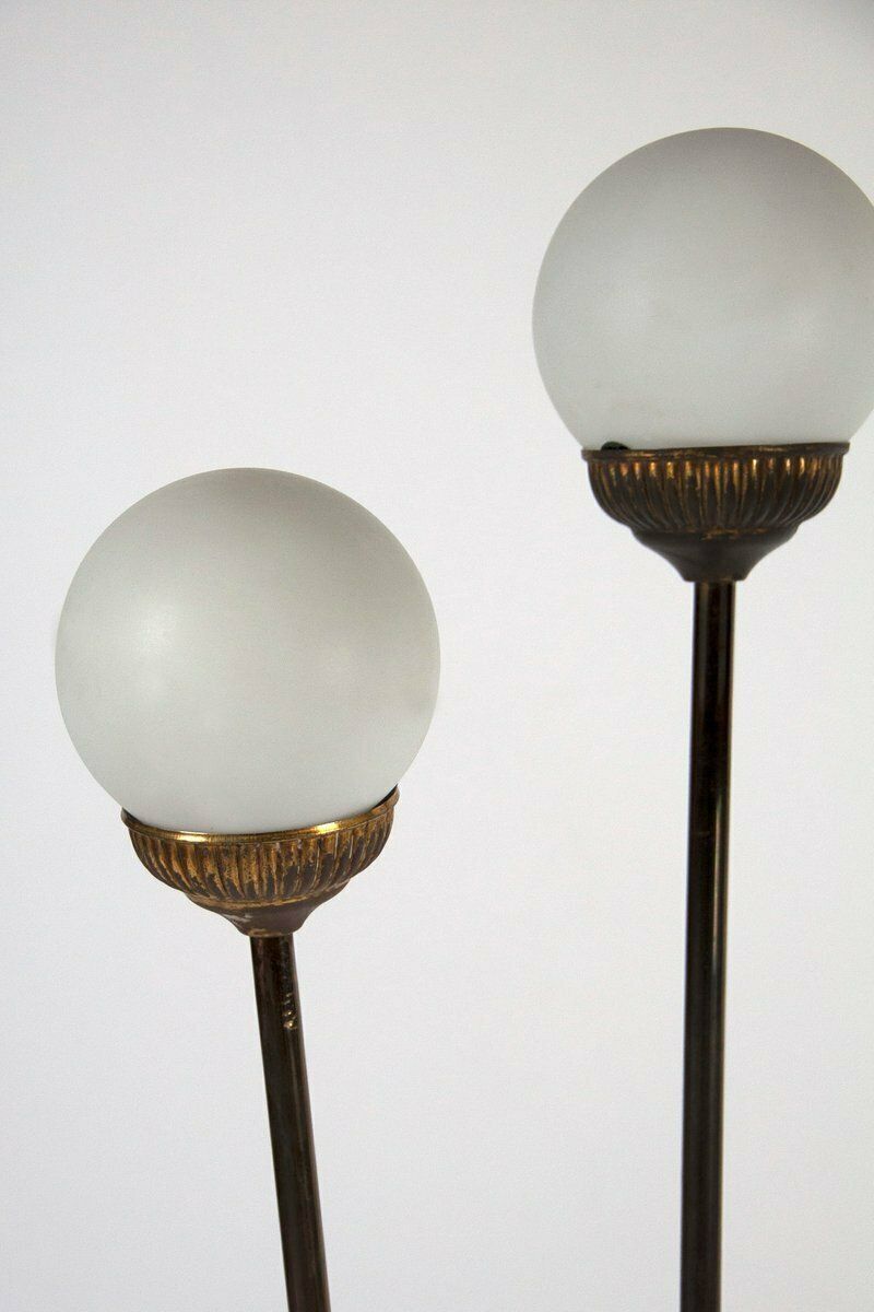 Mid Century Italian Globe Floor Lamp From Stilnovo, 1950s photo vinterior