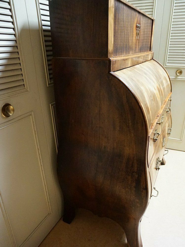 Dutch Bombe Cylinder Secretaire, 1700s photo buy