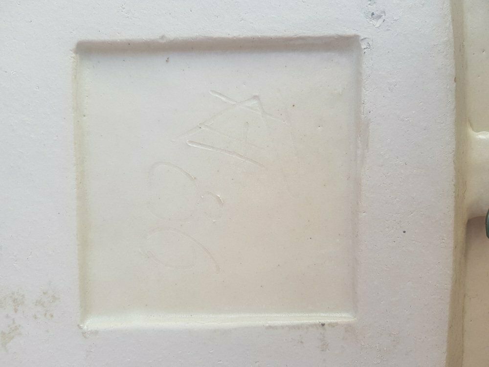 Rectangular Ceramic Mural With Sheep, 1980s photo Home Decor