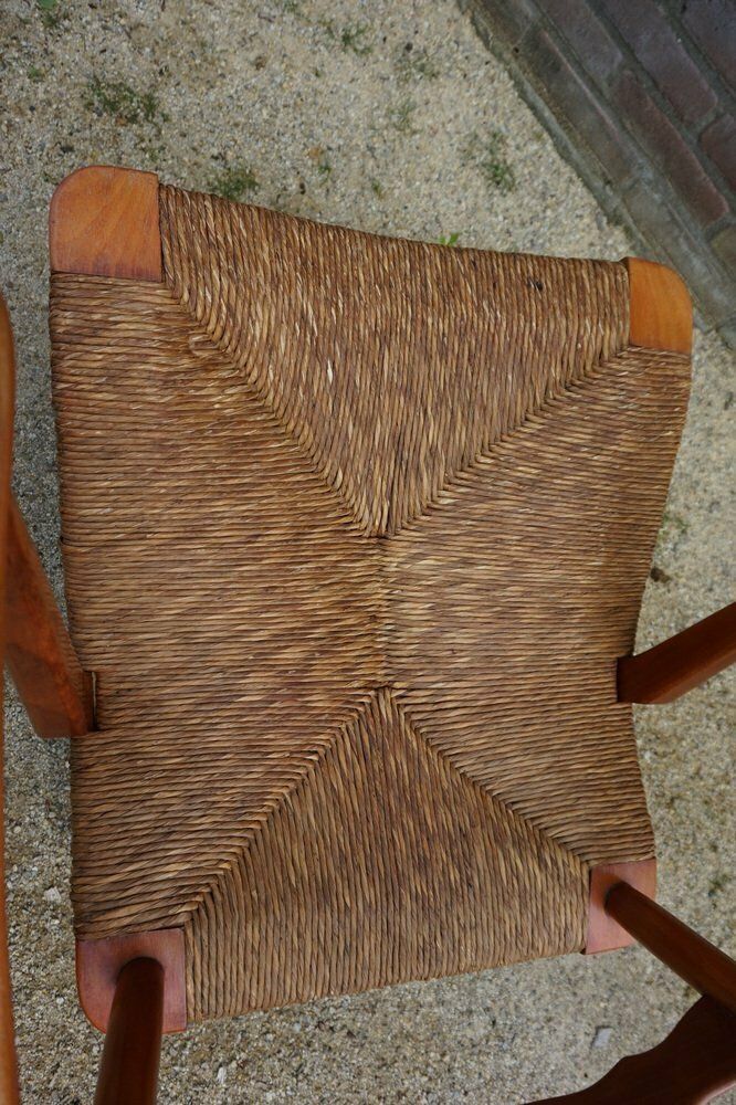 Mid Century Dutch Organic Shaped Armchair From De Ster Gelderland, 1950s photo vintage