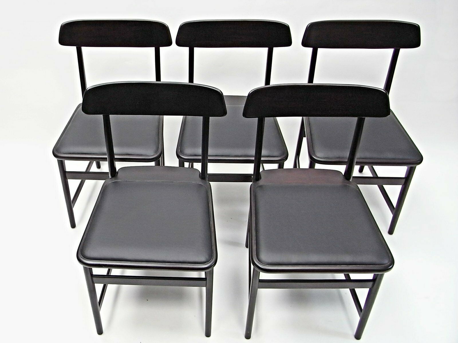 Lucio Cd07 Cherry Wood & Leather Dining Chairs By Sergio Rodrigues For Linbrazil, 2010, Set Of 5 photo furniture
