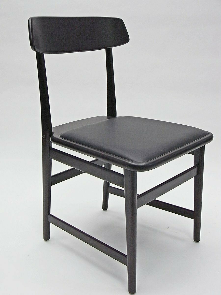 Lucio Cd07 Cherry Wood & Leather Dining Chairs By Sergio Rodrigues For Linbrazil, 2010, Set Of 5 photo vinterior