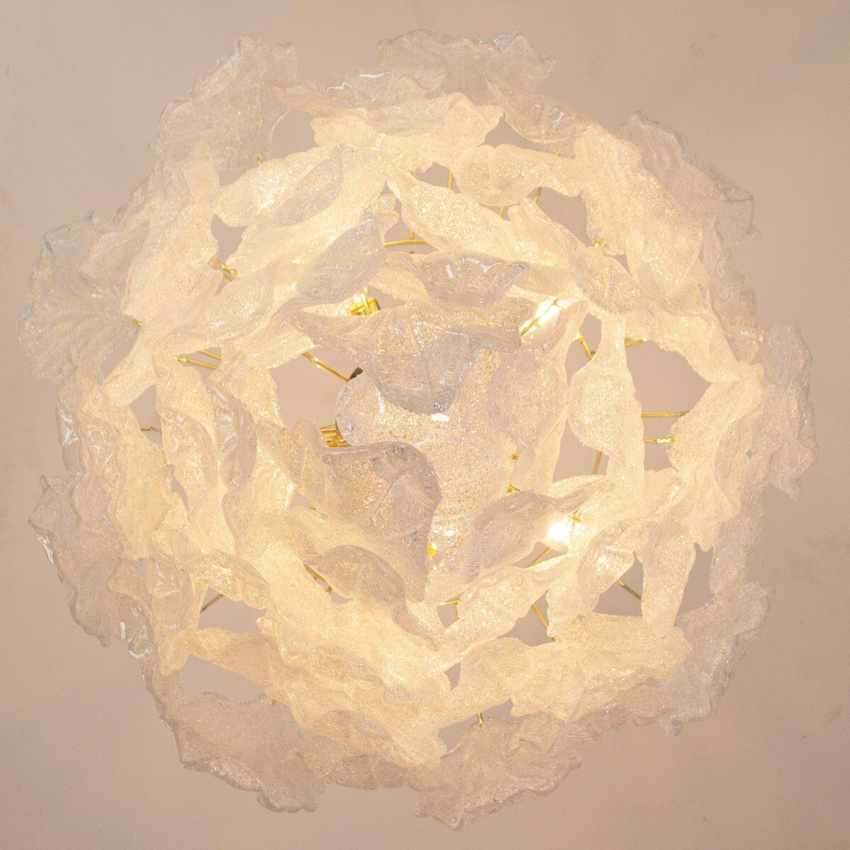 photo furniture Vintage Italian Murano Glass Chandelier, 1990s