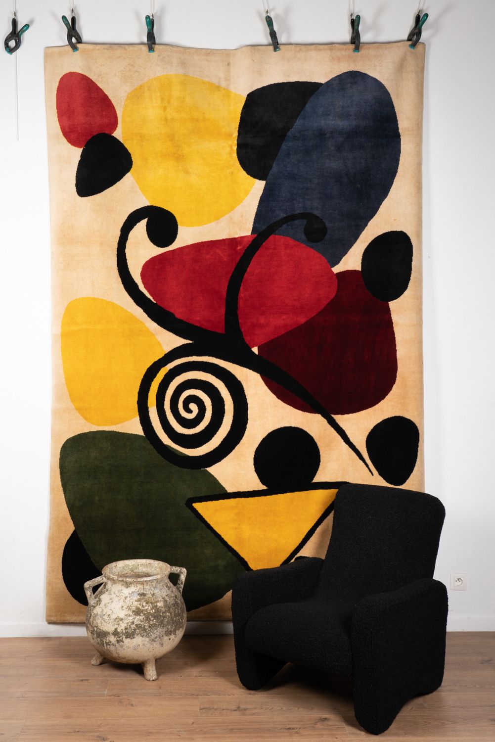 Tapestry Abstract	And	In Wool. photo 16350.0