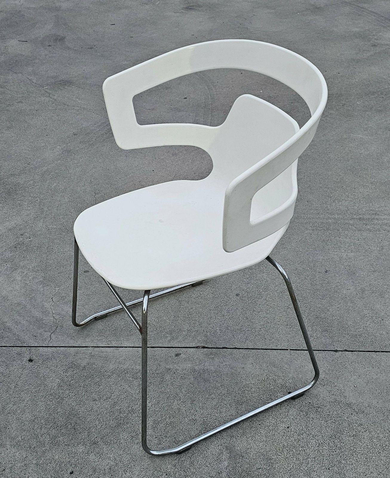 5 Postmodern Garden Dining Chairs Model Segesta 501 By Alfredo Häberli For Alias // Stackable Garden Chairs //Made In Italy In 2002 photo 1000.0