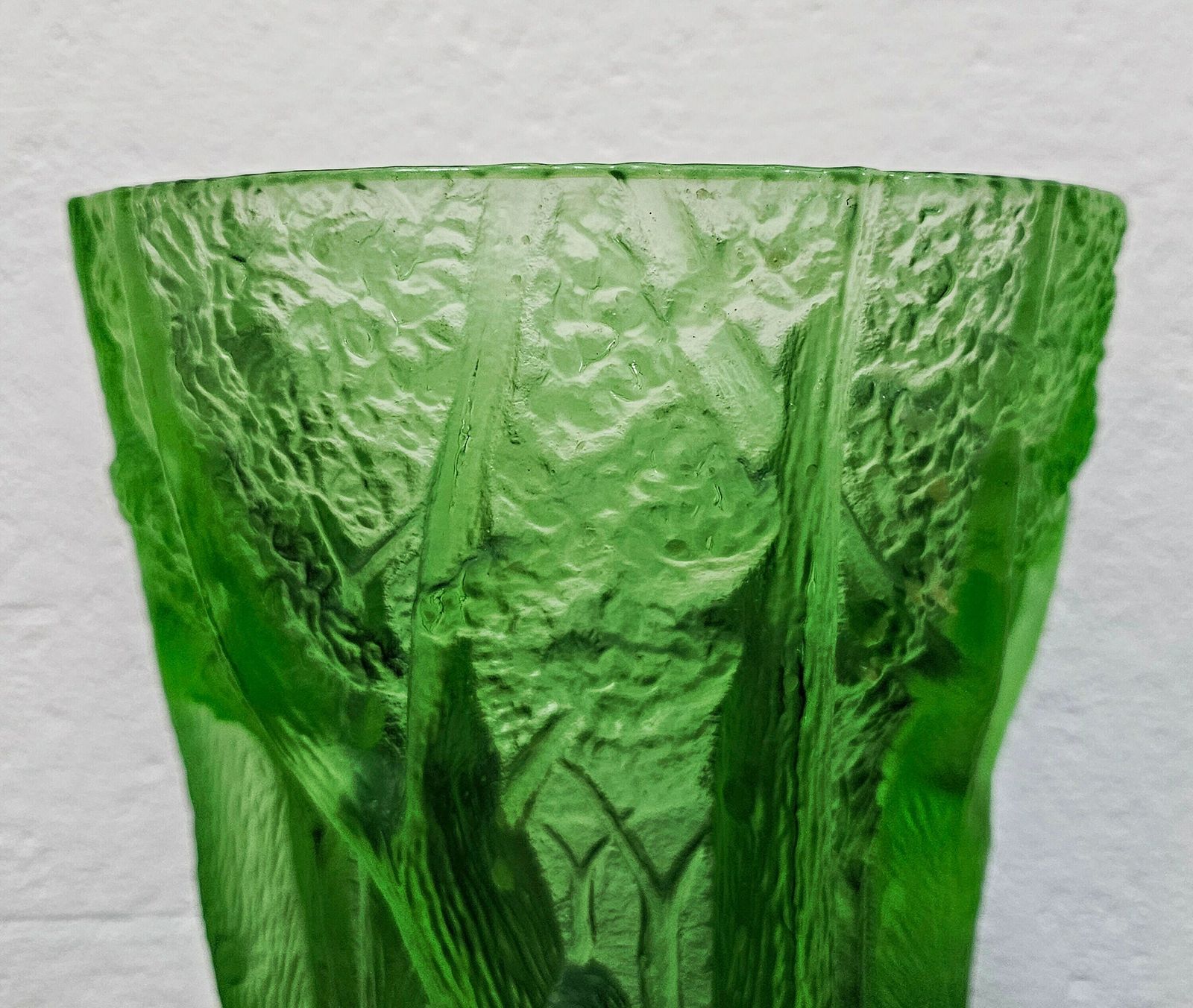Large Art Deco "Dans La Forêt" Vase Designed By Josef Inwald For Barolac // Made In Czechoslovakia In 1930s photo for sale