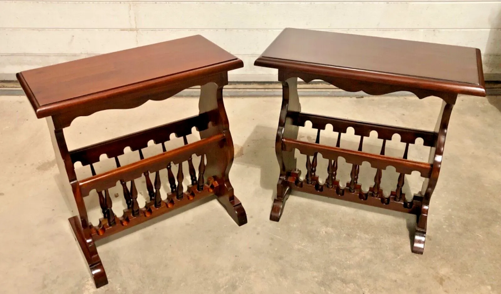 Two Vintage Mahogany Occasional Tables