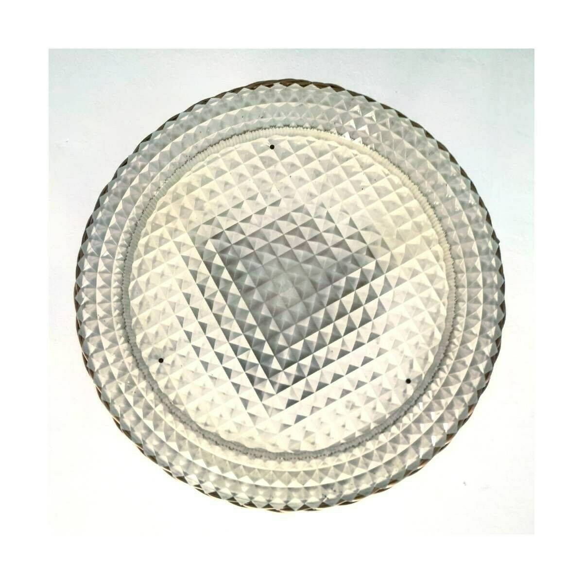 Rare Mid Century Modern Pendant Light Done In Lucite And Rattan // Beautiful Space Age Ufo Chandelier // Made In West Germany In 1970s photo Lighting