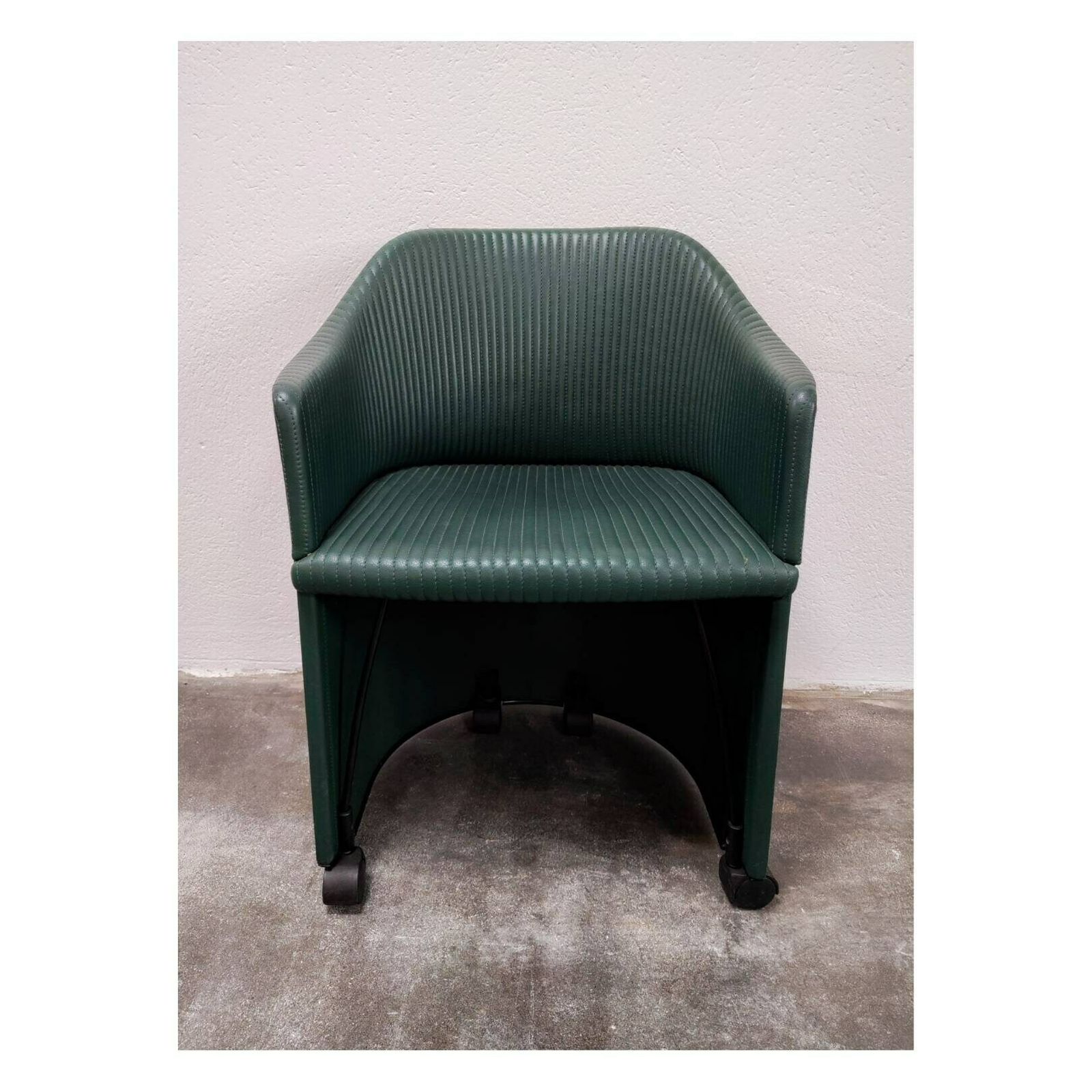 Pair Of Extremely Rare Leather Armchairs By Afra And Tobia Scarpa For Maxalto // Artona Armchair Model 8551 // Made In Italy In 1985 photo 4000.0