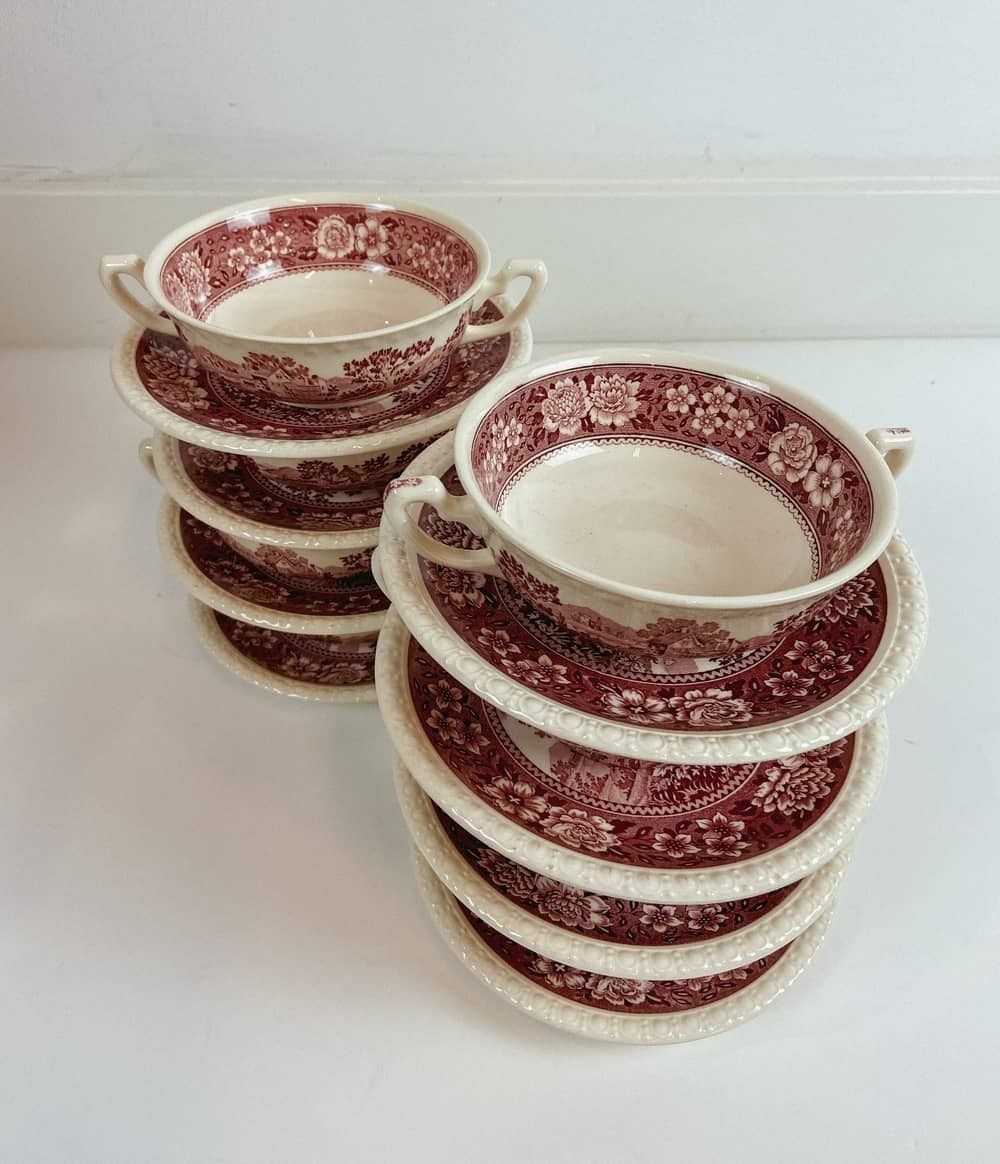 8 Pieces Soup Bowl With Saucer – Villeroy & Boch, Rusticana photo furniture