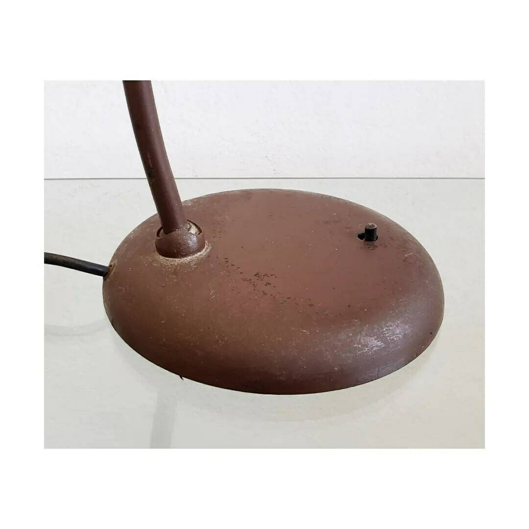 Rare Bauhaus Desk Lamp By Gecos // Vintahe Semi Adjustable Desk Lamp // Bauhaus Design // Made In Germany In 1940s photo Lighting