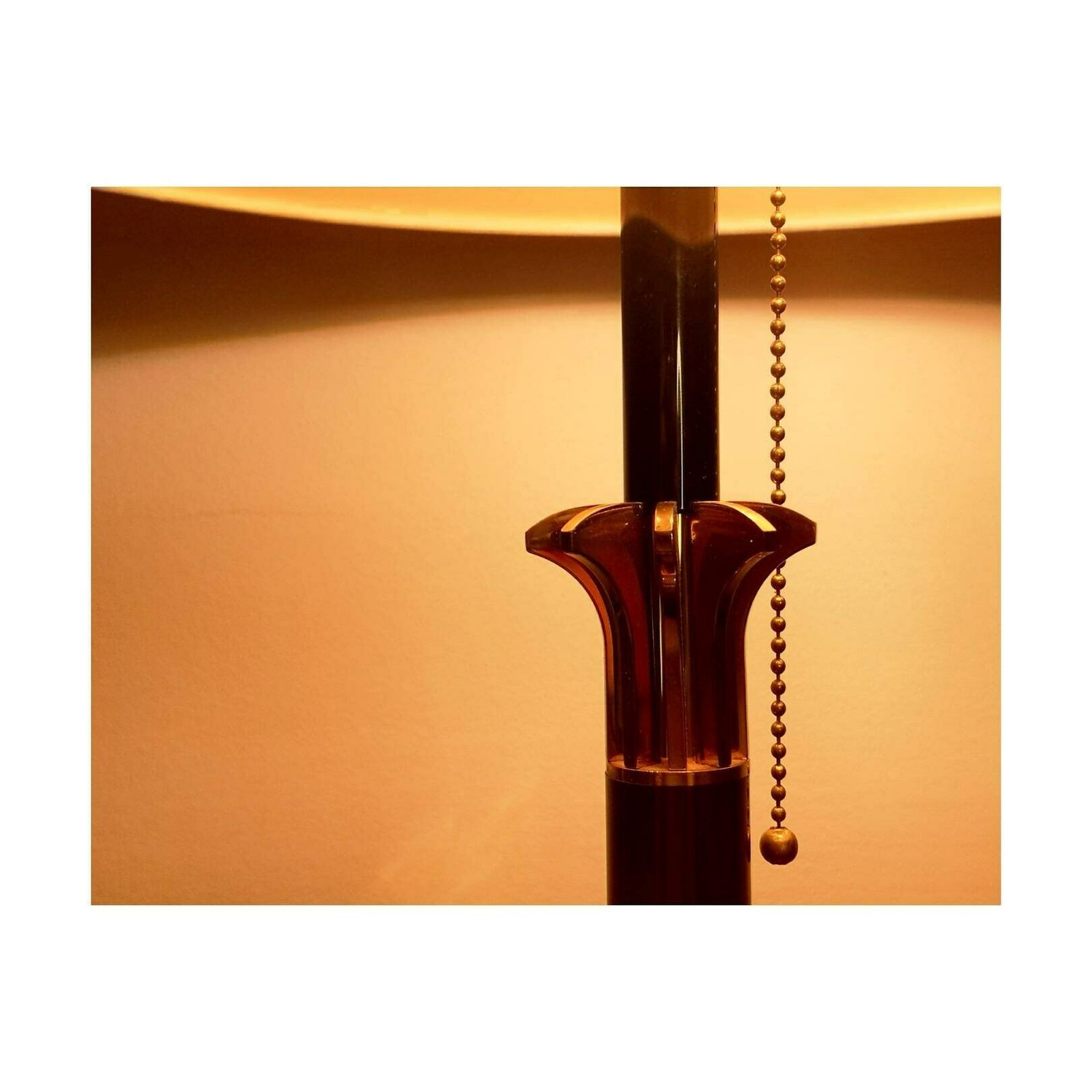 Hollywood Regency Desk Lamp // Brass Lamp // Sculptural Lamp // Made In Italy In 1960s photo for sale