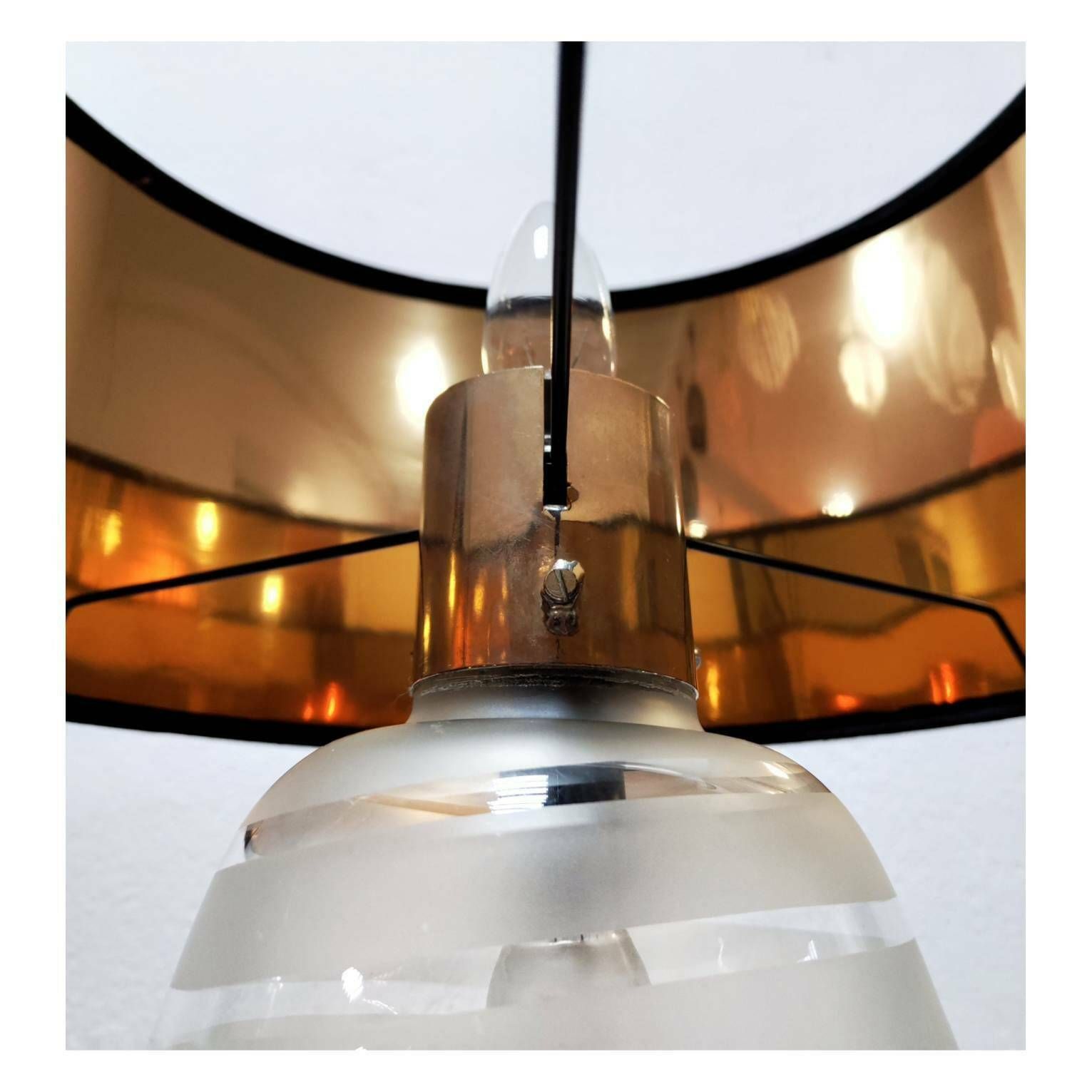 Mid Century Modern Table Lamp By Carlo Nason (Attrb) // Murano Glass Table Lamp // Made In Italy In 1960s photo vinterior