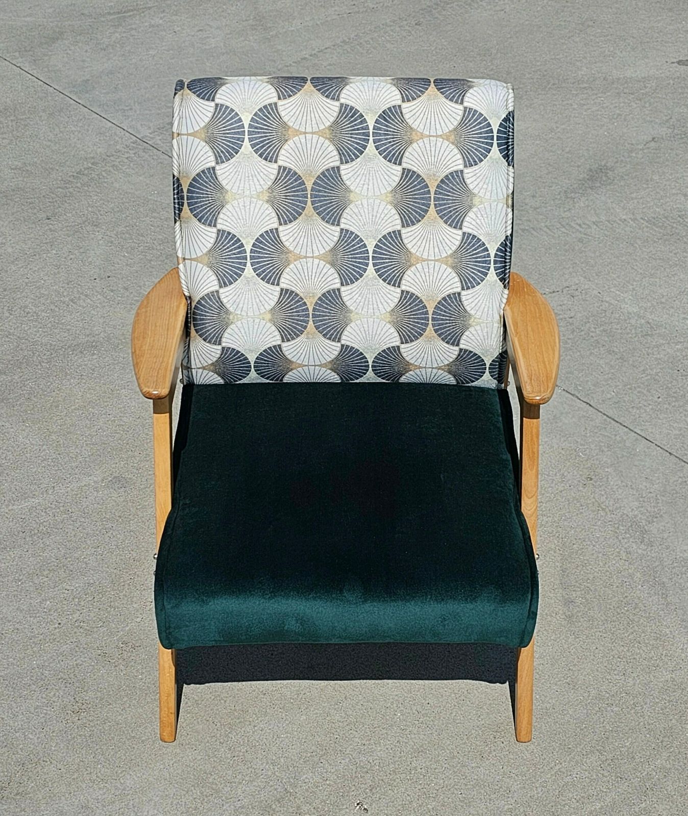 photo furniture Pair Of Mid Century Modern Armchairs // Reupholstered Mid Century Armchairs // Made In Yugoslavia In 1960s
