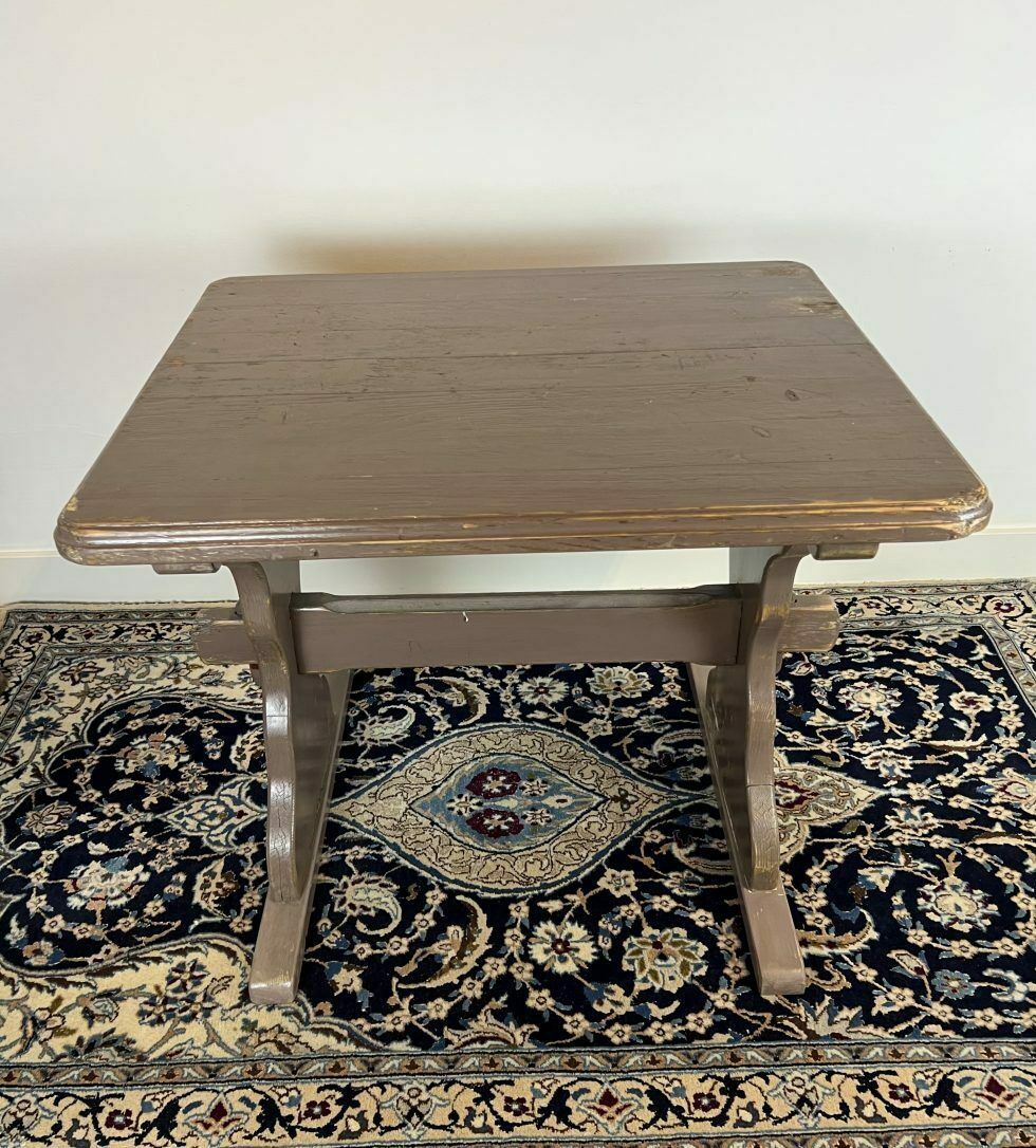 Brocante Set Of Table And Bench, 1960's photo Furniture