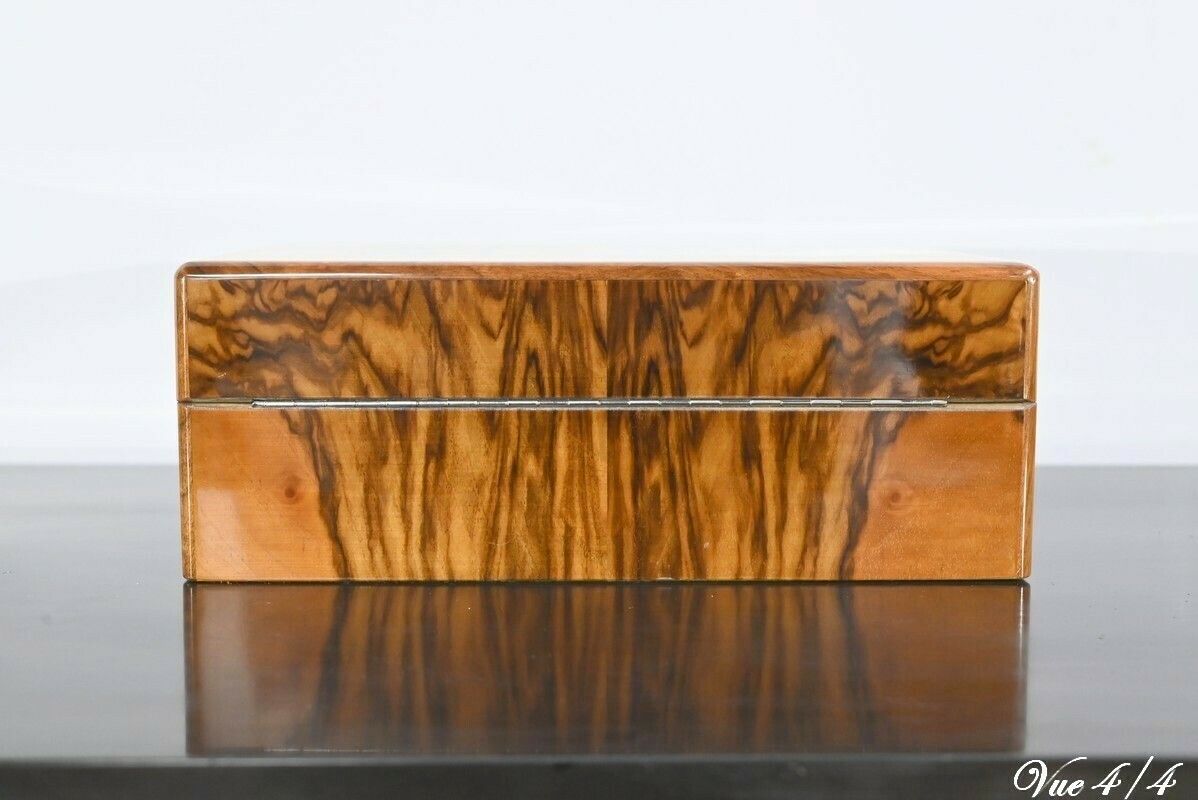 Home Decor Cigar Box In Walnut Veneer, Maison Lemaire Paris, Art Deco – 1920 photo