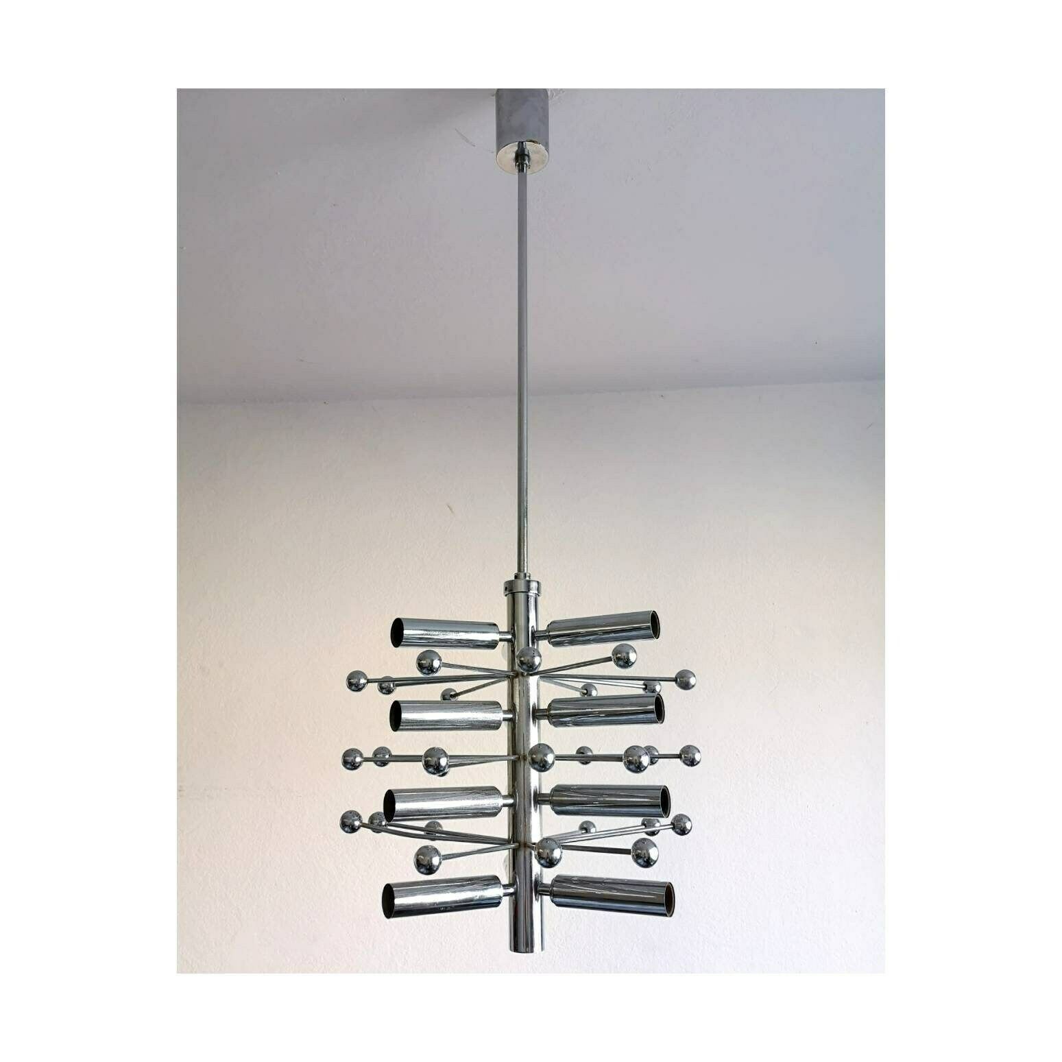 1970s Sputnik By Cosack Lighting // Space Age Sputnik Chandelier // Cosack Leuchten Chandelier // Space Age Chandelier // Made In Germany photo furniture