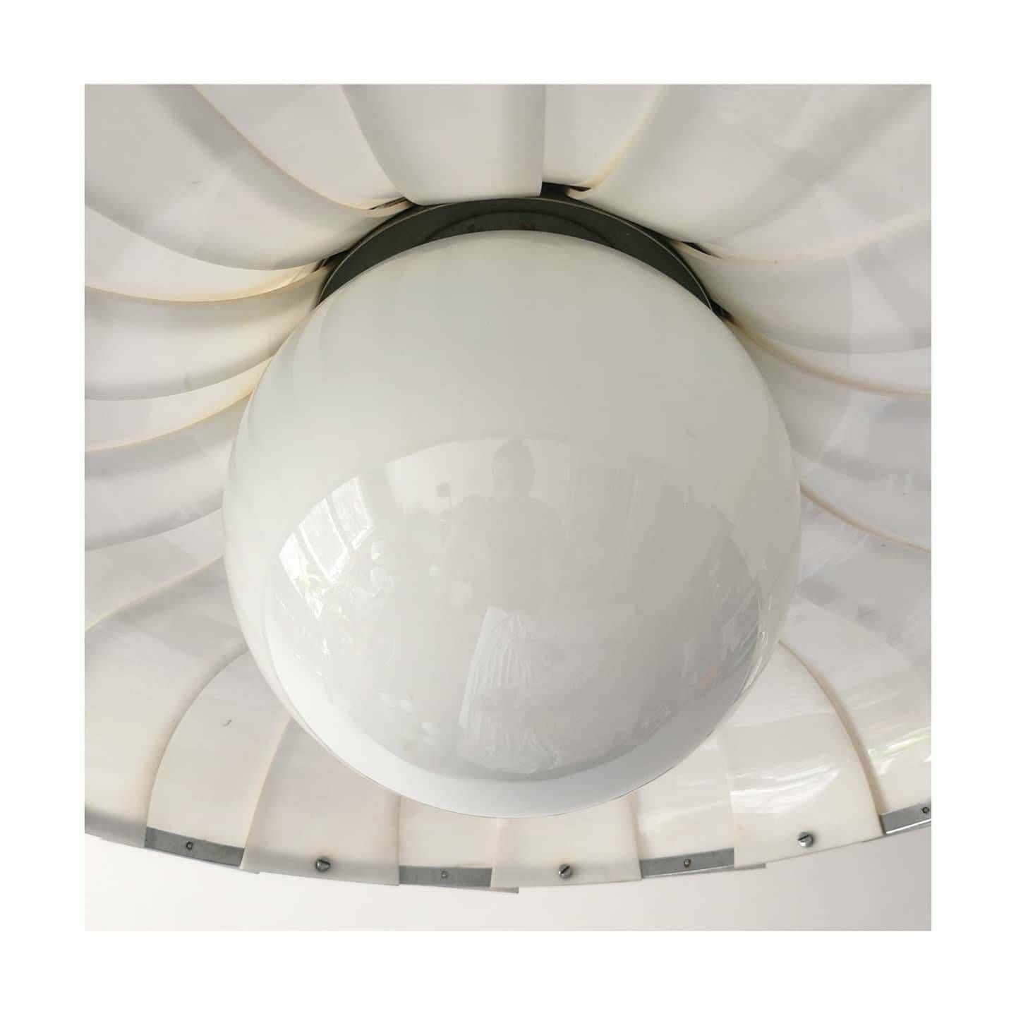 1970s Space Age Pendant Light By Meblo Guzzini Cooperation // Large Space Age Chandelier // Made In Yugoslavia photo 450.0