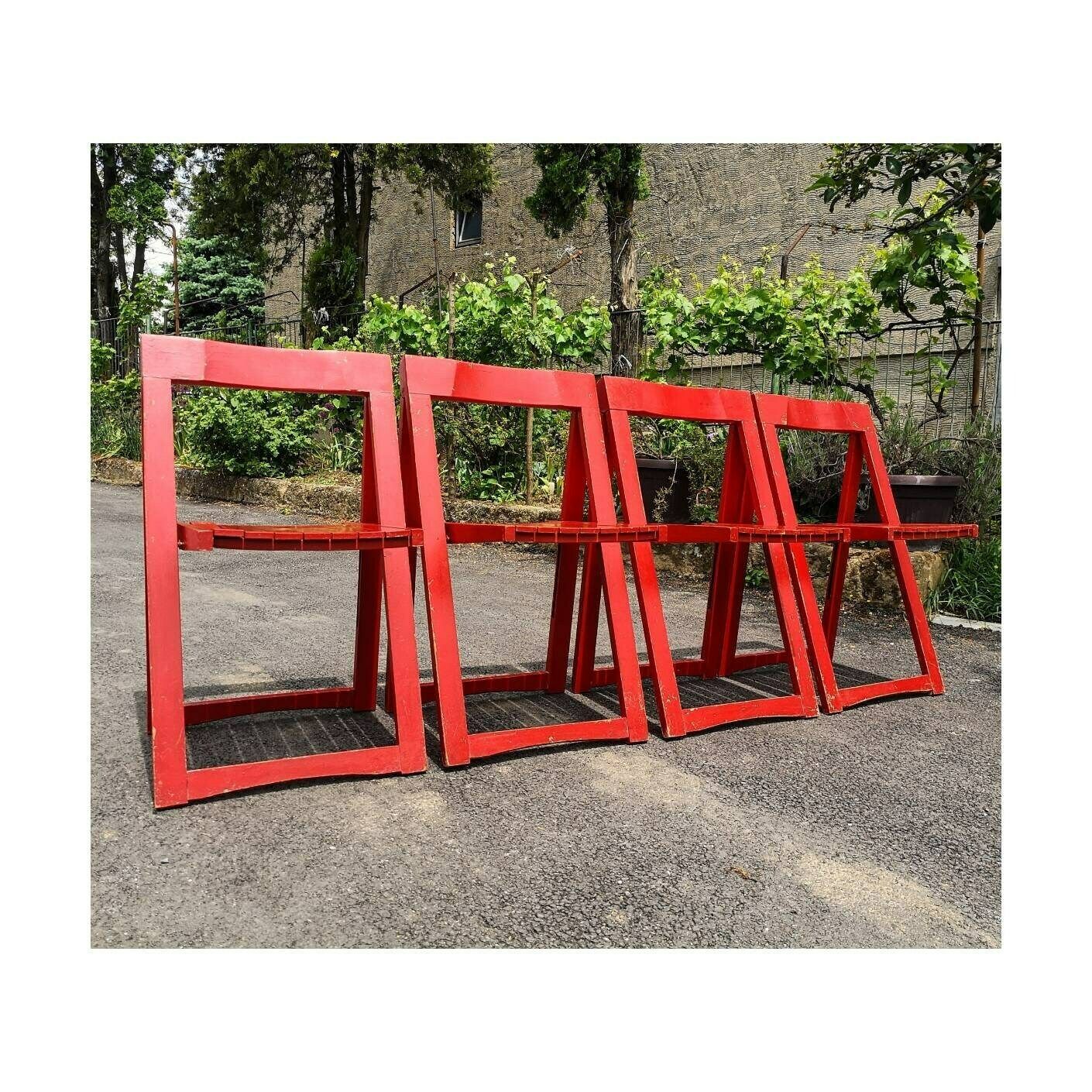 Trieste Chairs Designed By Aldo Jacober // Vintage Garden Or Patio Chairs // Trieste Chairs // Italian Design // Made In Yugoslavia photo for sale