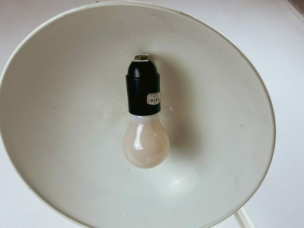 150.93 Metalen Bureaulamp Hala Zeist 144 Van H.Th.Ja Busquet – Hala Zeist 144 Desk Lamp By H.Th.Ja Busquet, 1950's photo
