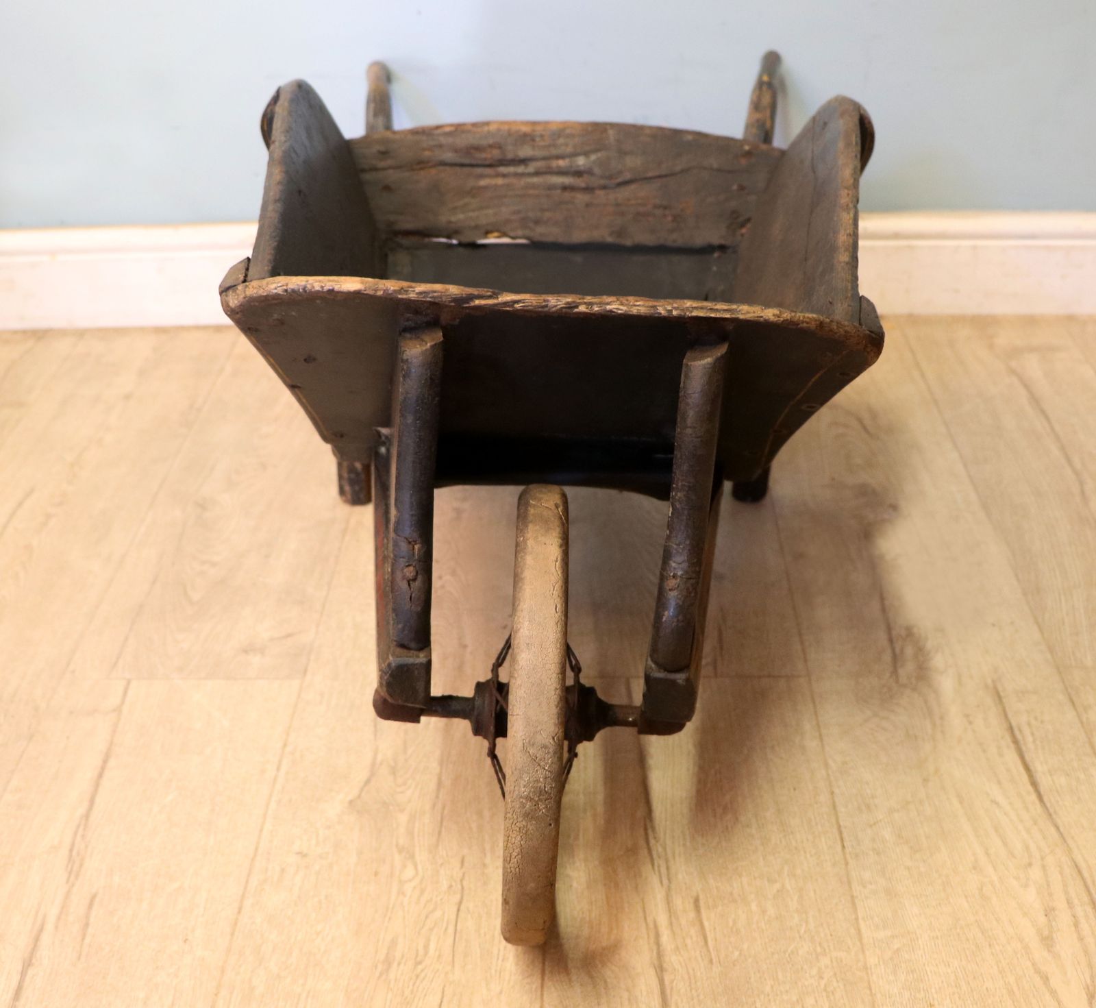 A Wonderful Antique Child’s Wheelbarrow! photo for sale