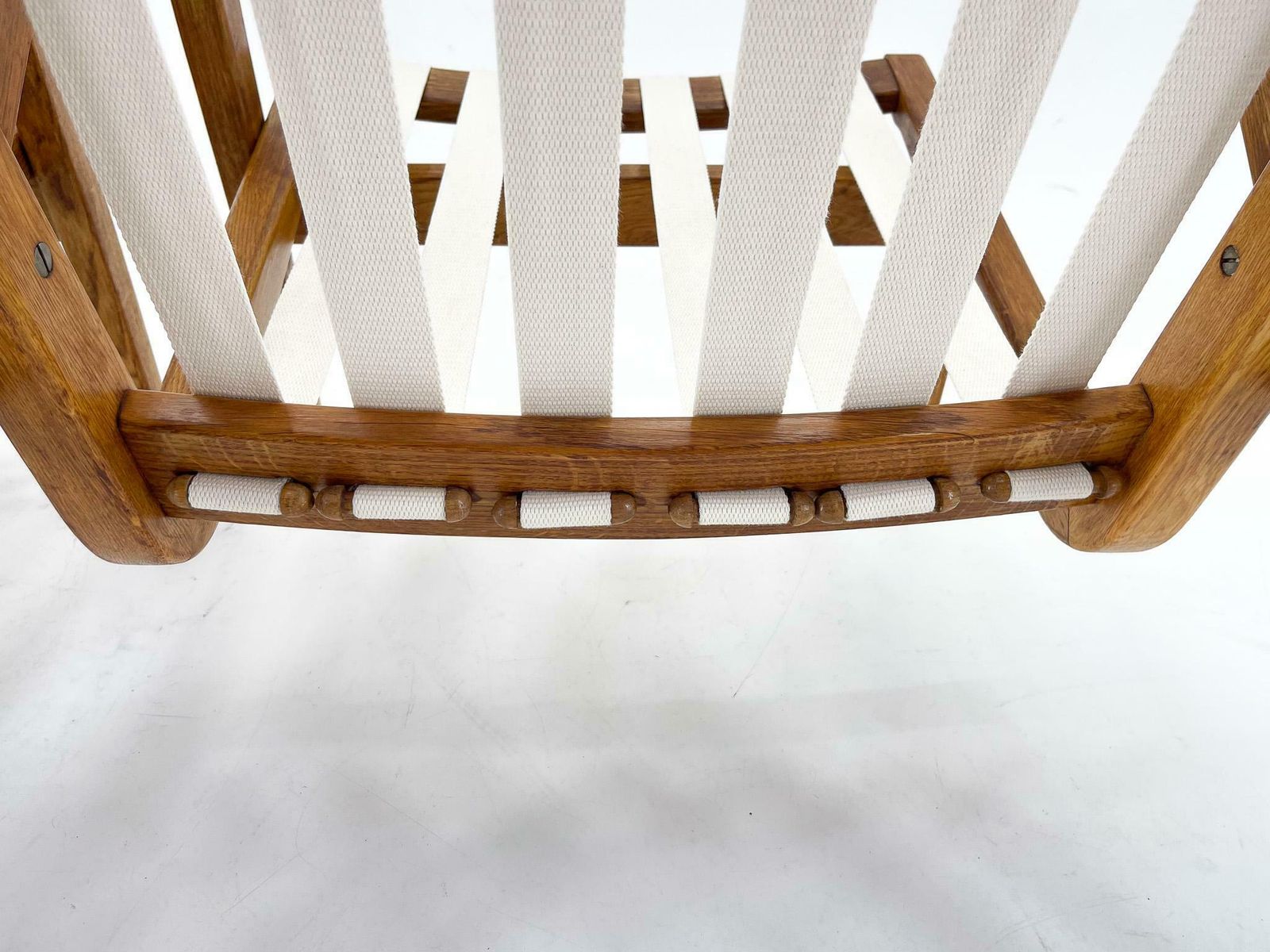 Pair Of 1970s Jan Vaněk Oak Armchairs, Czechoslovakia photo buy
