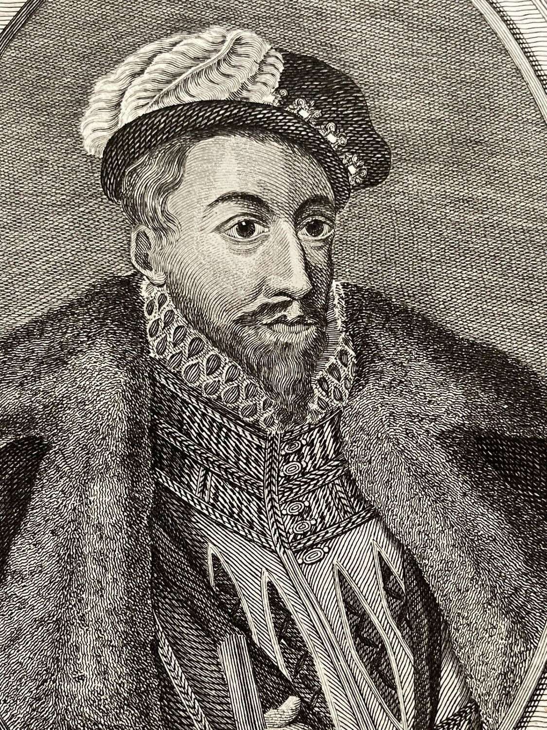 Engraving Of Thomas Radcliffe Earl Of Sussex 1783 By Richard Godfrey photo for sale