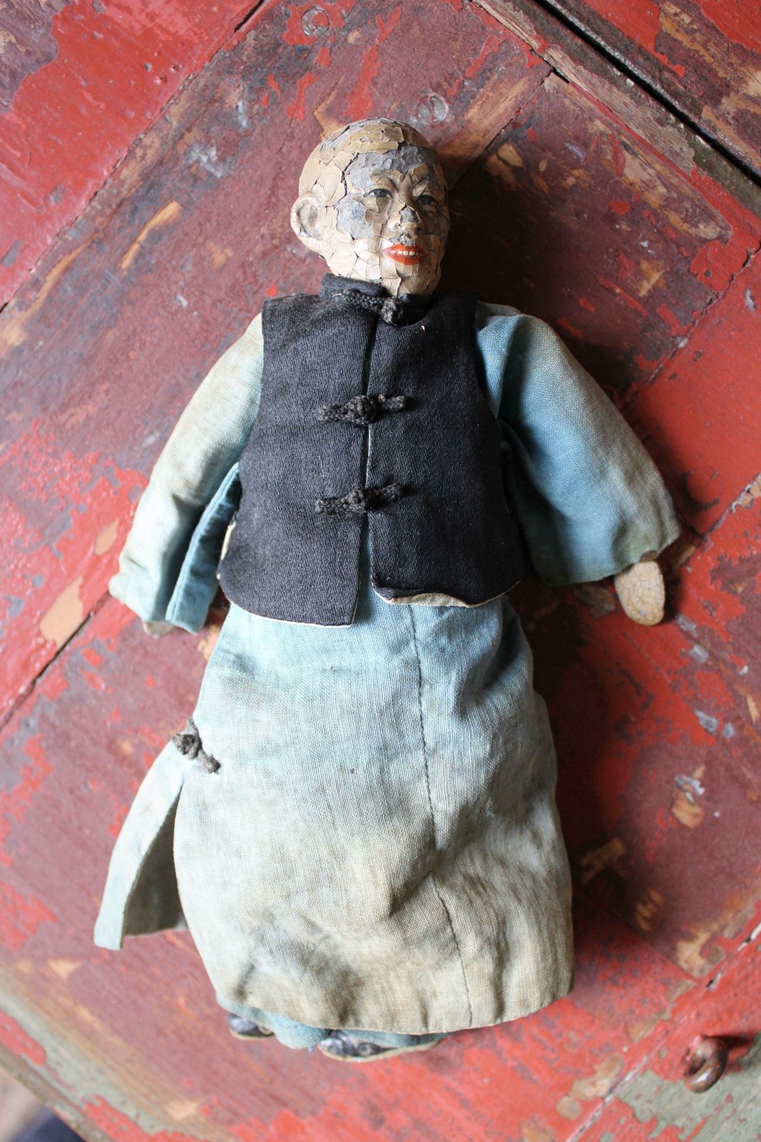 Early 20th Century Door Of Hope Missionary Doll Folk Art Antique Curio photo 595.0