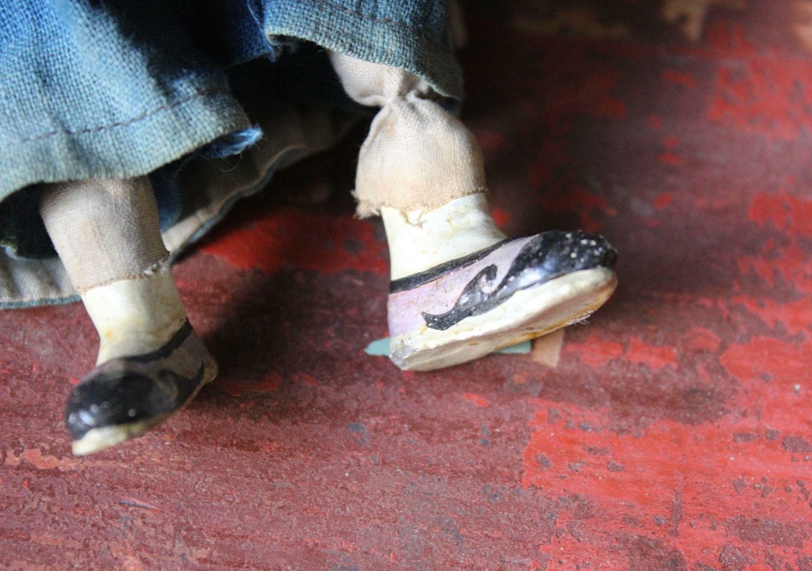 Early 20th Century Door Of Hope Missionary Doll Folk Art Antique Curio photo buy