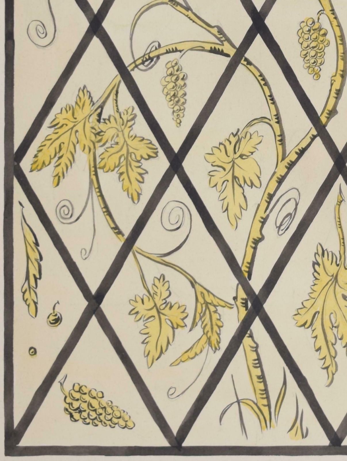 Arts And Crafts Stained Glass Window Design By S Clapham photo Art