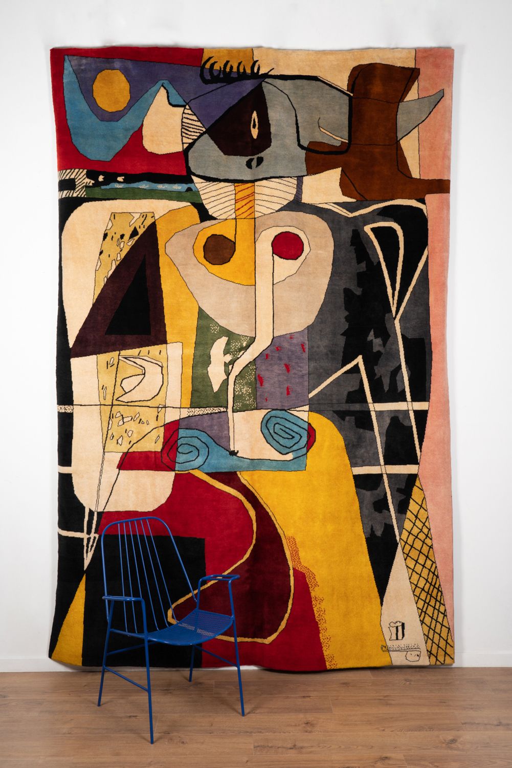 Textiles Tapestry « Taureau II »., 1950s photo