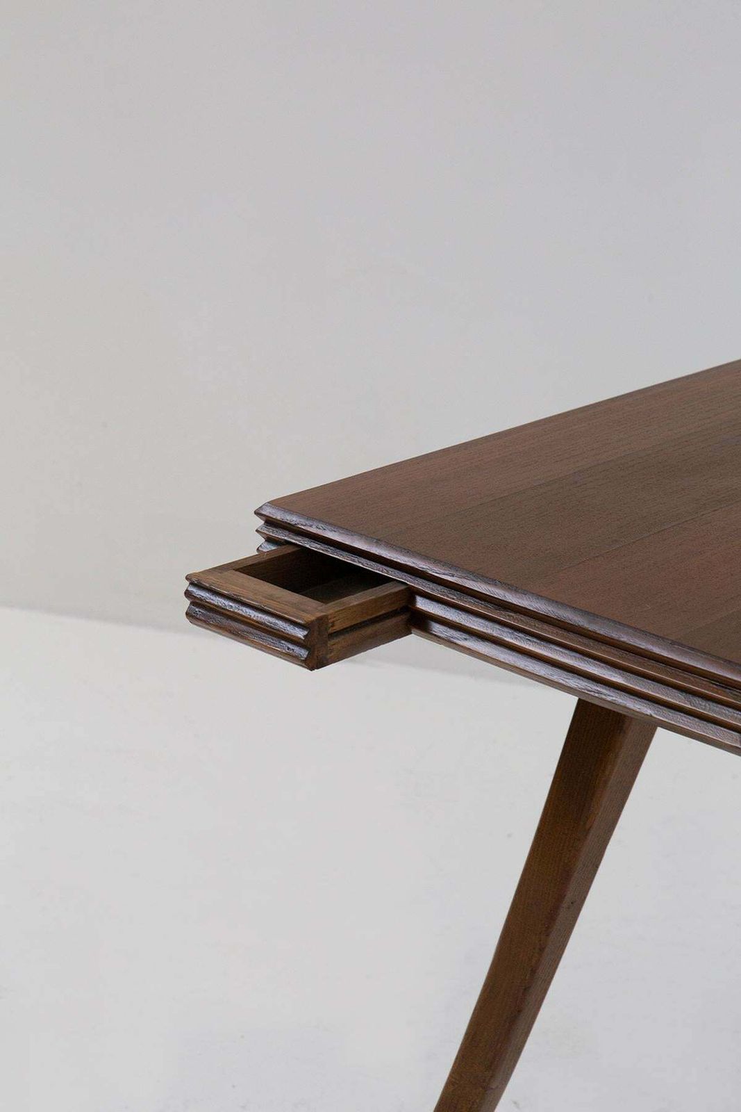 Vintage Italian Walnut Game Table With Grissinatura photo vintage