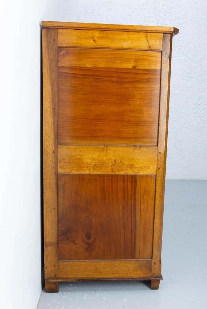 19th Century Buffet Secretaire, Escritoire Cabinet Cherrywood, France photo Furniture