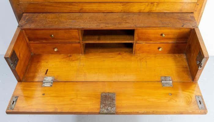 19th Century Buffet Secretaire, Escritoire Cabinet Cherrywood, France photo buy
