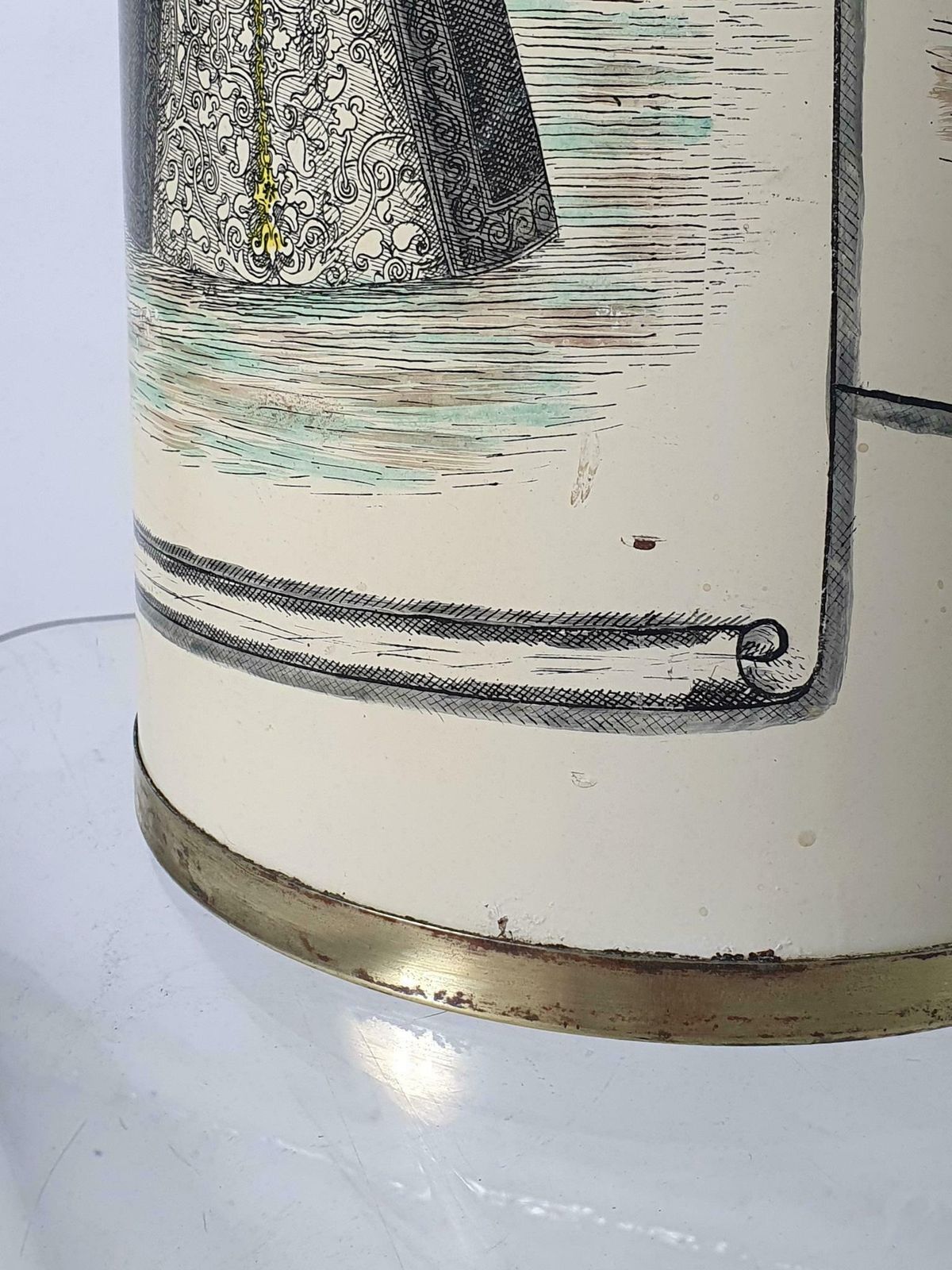 Mid Century Umbrella Stand By Bucciarelli/Fornasetti Milano Italy photo vinterior